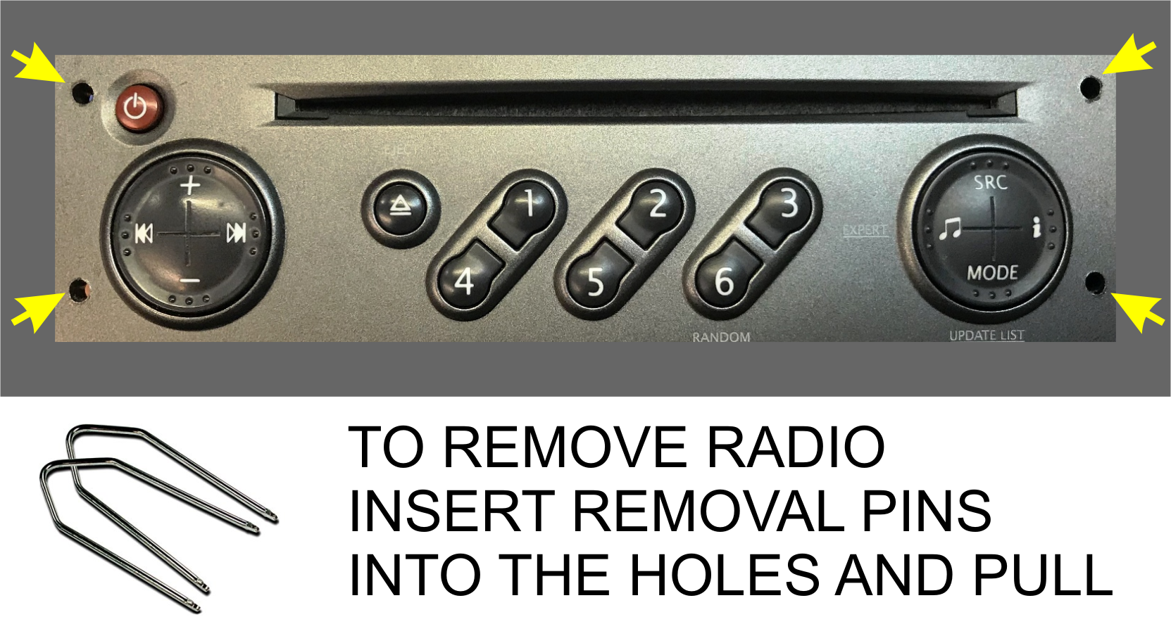 RENAULT RADIO REMOVAL